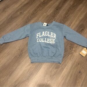 Flagler college NEW Crewneck sweatshirt kids XS unisex